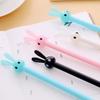 4 Stück Kawaii Kaninchen 0,38 mm Schwarze Tinte Gelstifte Schreibwaren Büro Schulbedarf