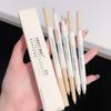 Double Head Dual Effect Natural Lying Silkworm Eyeliner Pen For Women