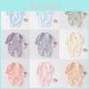 Baby Cotton Swaddle Suit With Magic Tape Closure For Newborns And Infants
