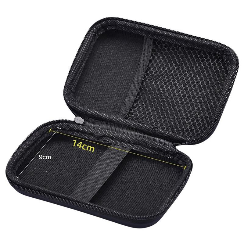 Zipper Bag Protection Case Hard Disk Data Cable Headphone Storage Pocket Pouch Portable EVA Phone Charger Shaver