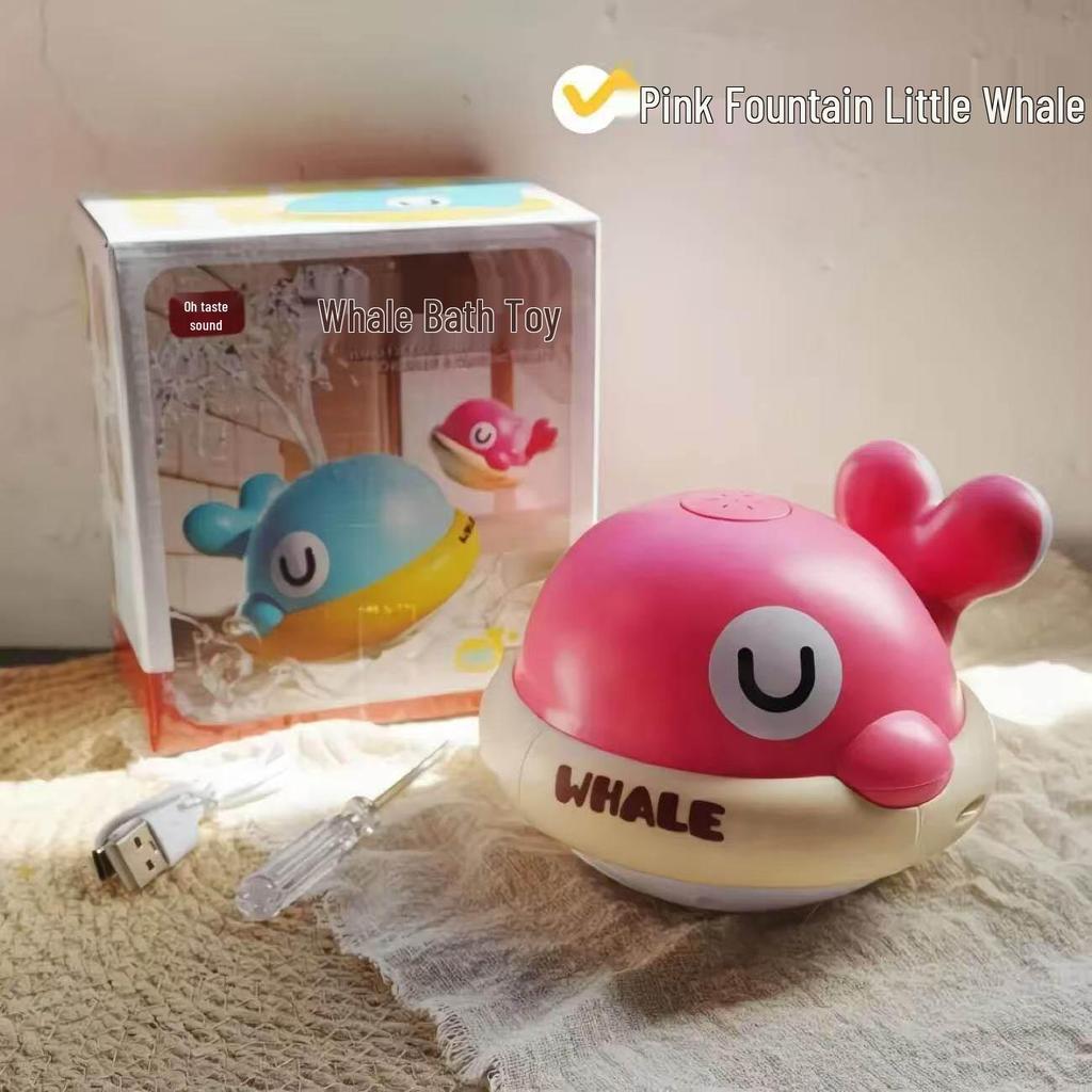 Whale Bath Toys: Light-Up Water Spray Fun for Kids