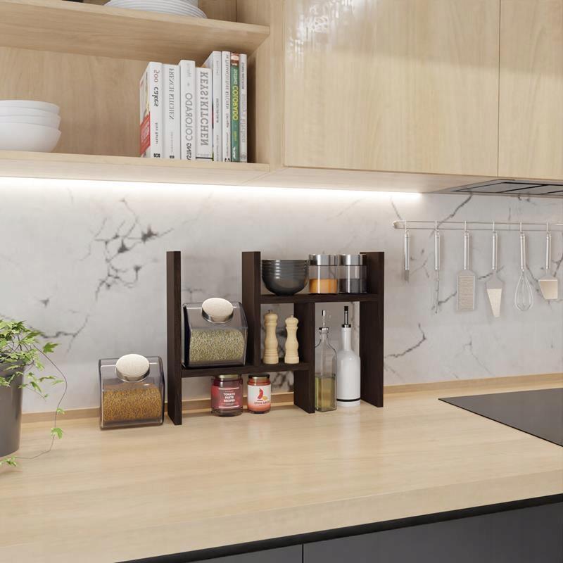 Ex3 Wenge Standing Kitchen Shelf Cabinet Shelf