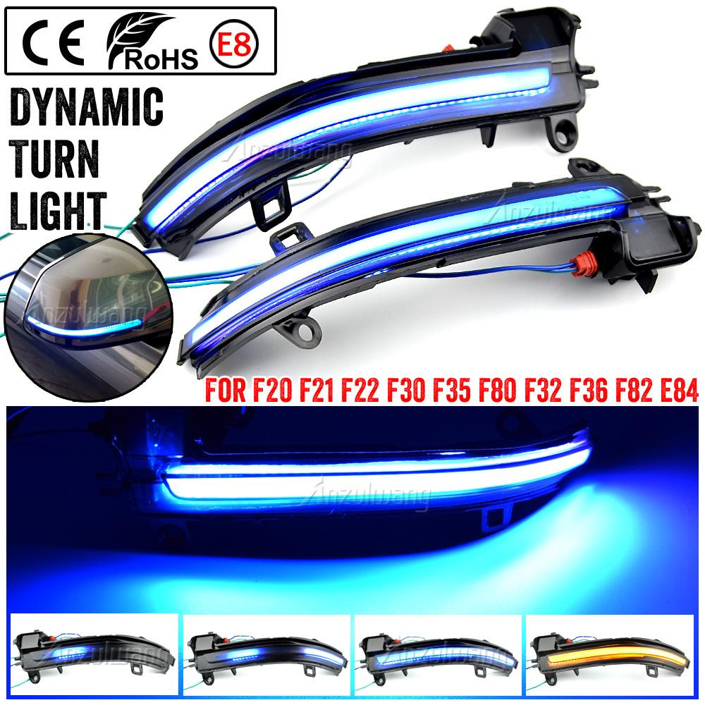 Fit For BMW 1 Series Hatchback F20 F21 2012- For BMW M2 F87 LED Dynamic Turn Signal Light Flowing Water Blinker Flashing Light