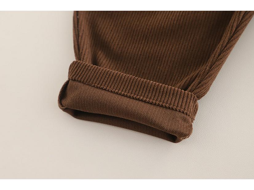 Entzückendes Baby-Latzhosen-Strampler-Set für Jungen & Mädchen - Stilvoller zweiteiliger Krabbelanzug für Frühling & Herbst