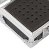 Nail Drill Bits Storage Box 25 Holes Transparent Clamshell Lock Design Dustproof Nail Drill Bits Desktop Container