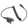 High Sensitivity 2 Pin Hand Speaker Microphone for UV5R 888S Professional Patrol Two Way Radio Communication Work Sites