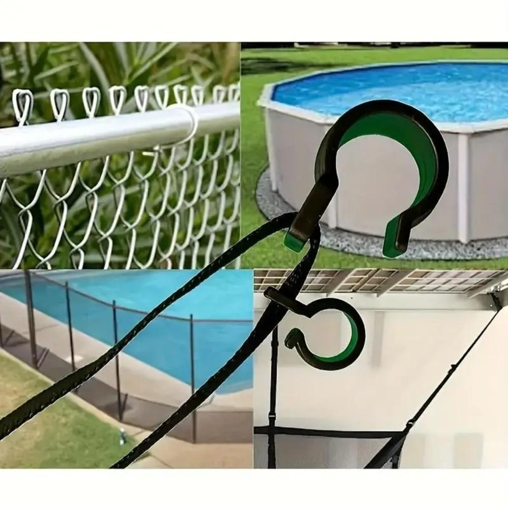 Multifunctional Pool Storage Organizer Bag Extra Large Swimming Pool Hook Toy Storage Bag Foldable Bath Hanging Mesh Bag