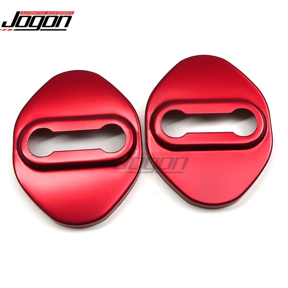 Stainless Steel 2pcs Car Interior Door Lock Buckle Cover Trim For Subaru BRZ 2024 Accessories Door Lock Protective