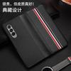 Applicable To Samsung ZFold3 Mobile Phone Case Ultra-thin Carbon Fiber Kevlar Flip Leather Case Limited Edition W22 Protective Case