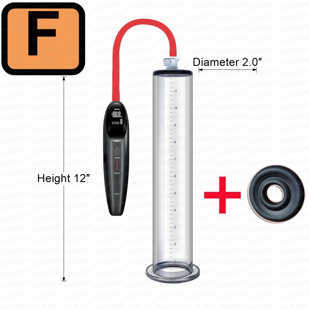 Smart Electric Penis Pump Vacuum Penis Enlarger Sex Toys For Men Acrylic Cylinder Dick Pump Penis Extender Trainer