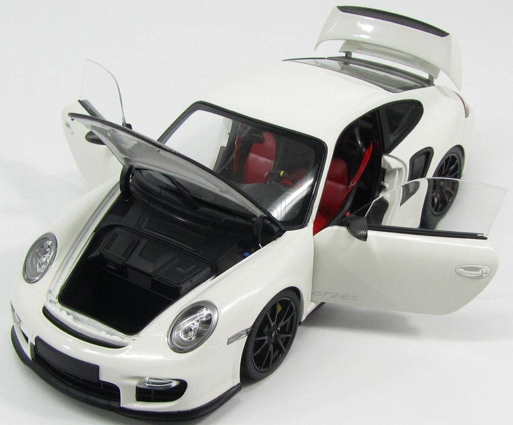 PMA Scale Porsche 911 GT2 RS 2011 White with Black Wheels 1/18 (Finished Product)