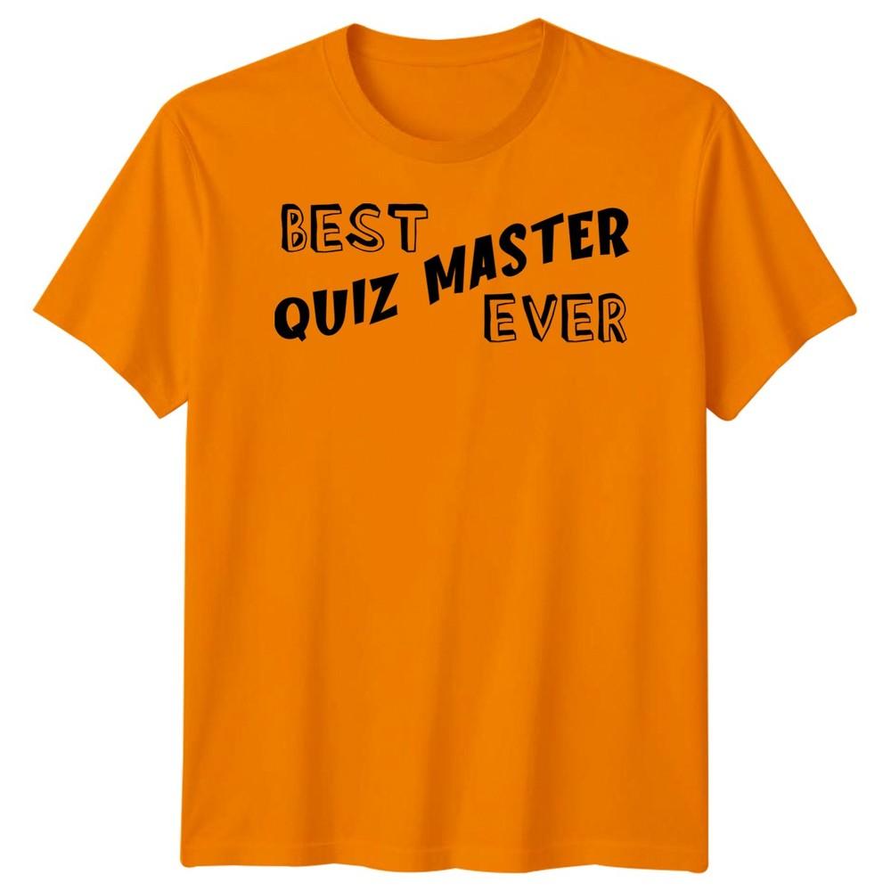 Best Quiz Master Ever Unisexs Unisex TShirt Tee Funny Unisex Gift