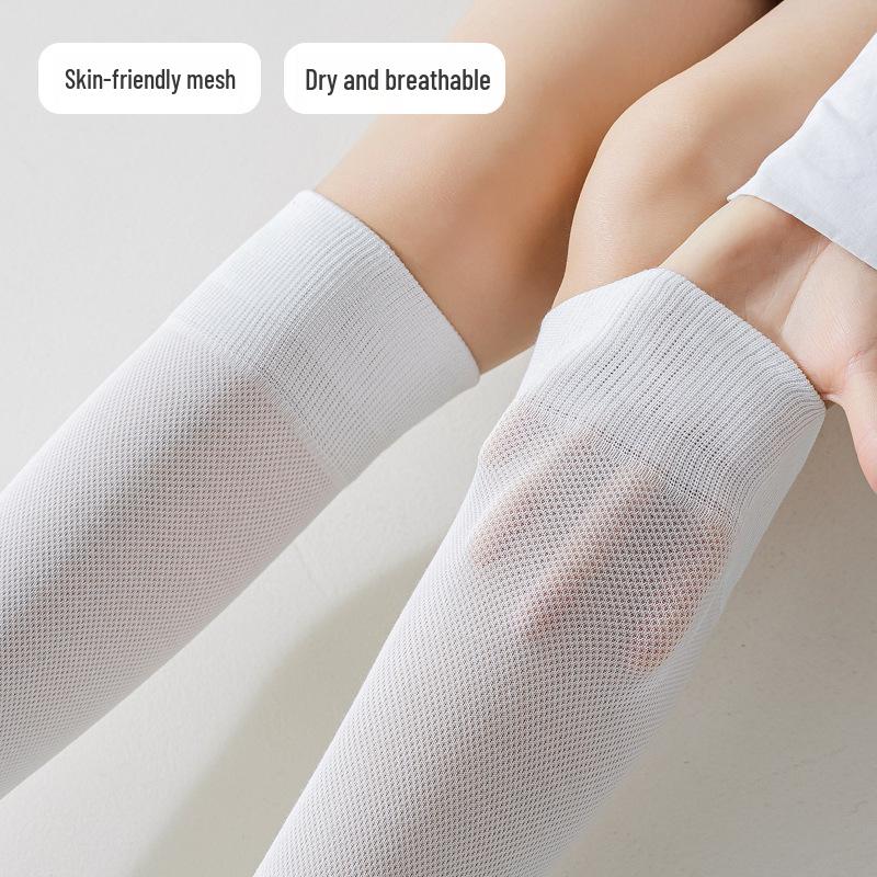 Women's Slimming Mid-Calf Black Cotton Compression Socks