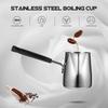 Stainless Steel Milk Cup Large Capacity Spout Design for Heating Coffee Bubble Easy To Clean Kitchen Office Coffee Shop Use