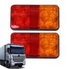 Trailer Brake Light 1 Pair LED Signal Tail Light 12V/24V/12-80V Trailer LED Tail Lights Night Driving Tail Lights For Bus