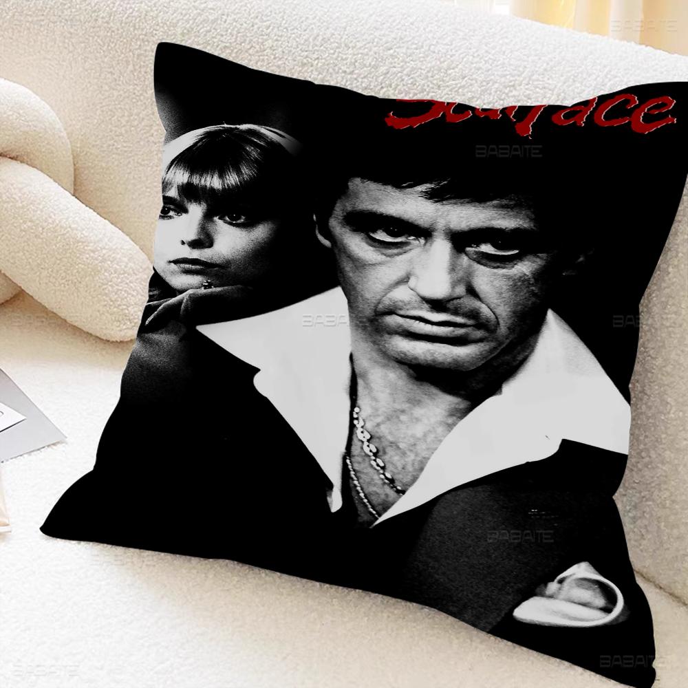 Movie S-scarface Personalized Pillow Cover Kids Bedroom Wild Party Decor Pillowcase Kid Birthday Shower Gift