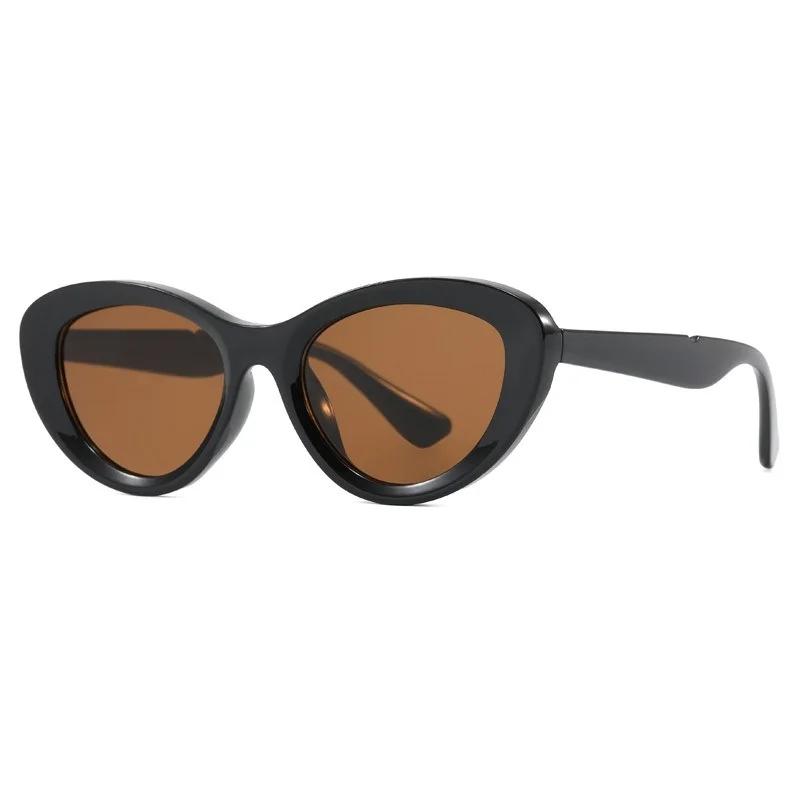 Retro Concave Cat Eye Sunglasses Women Fashion Brand Designer New Sun Glasses Cateye Eyeglasses Shadow For Female