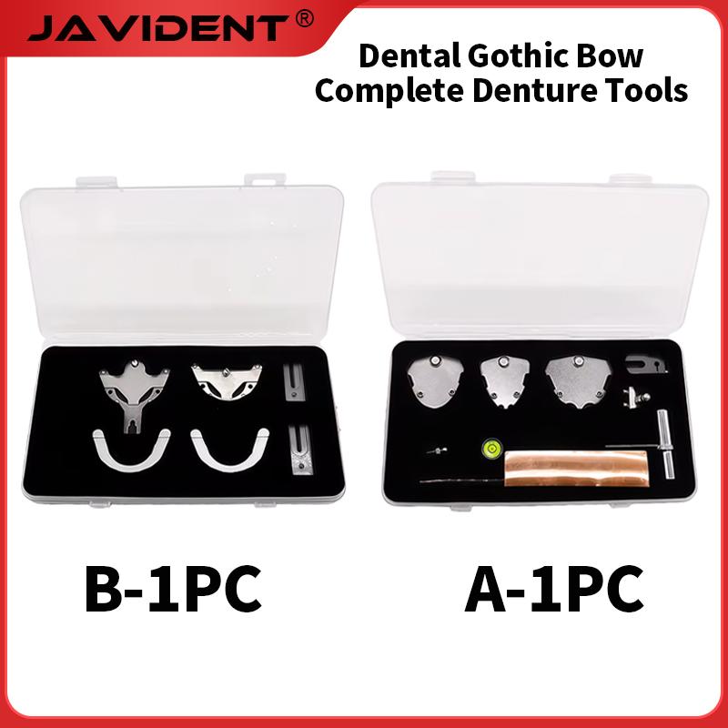 1Set Fully Adjustable Dental Jaw Mount Anatomical Occlusal Mount Dental Technician Facebow Tooth Arrangement Guide Transfer