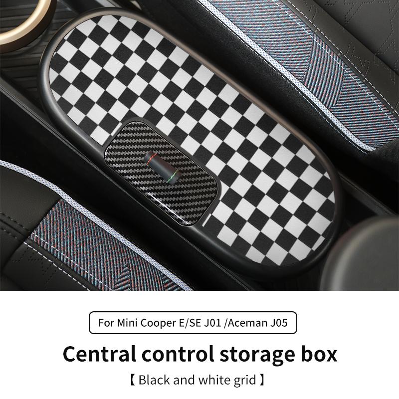 Centralny Schowek Sterujący Dla BMW Mini Cooper E/SE J01 J05 Aceman 2024 2025 Schowek w Centralnym Podłokietniku Akcesoria Samochodowe