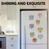 8pcs Easter 2D Acrylic DIY Diamond Art Fridge Magnet Kit Magnetic Diamond Art Decor for Beginners Gifts Home Car Garage Decors
