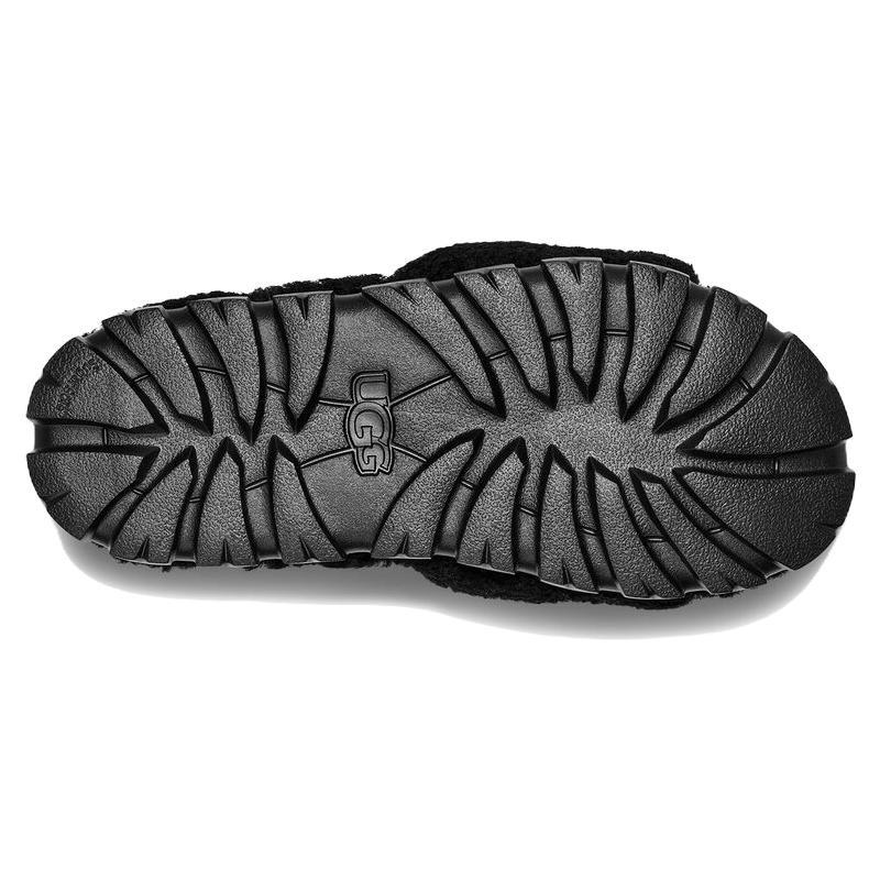 (WMNS) UGG Cozetta Curly Slide 'Black' Women's 1130838-BLK