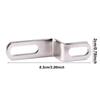Motorcycle Exhaust Pipe Bracket Motorcycle Rear Header Pipe Stainless Steel Silver Tone Silencer Exhaust Pipes Z Support Stand