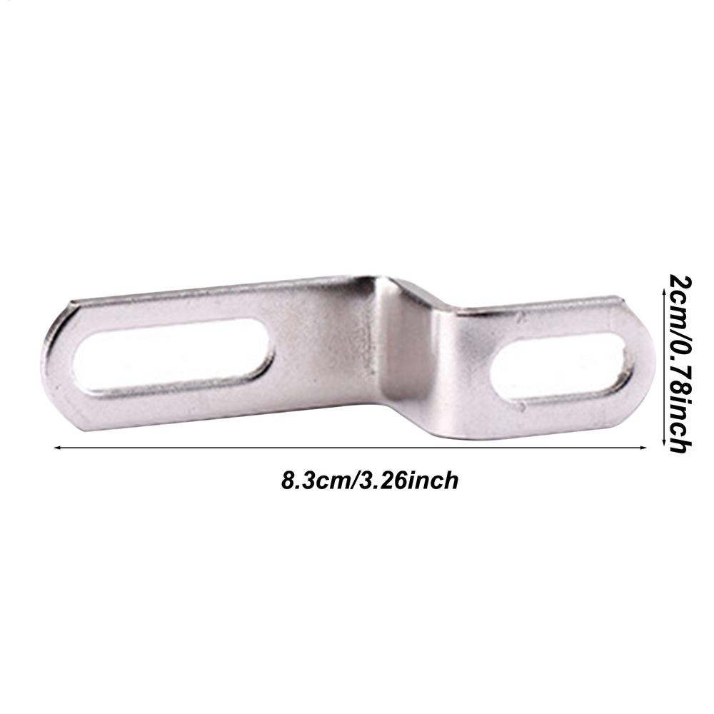 Motorcycle Exhaust Pipe Bracket Motorcycle Rear Header Pipe Stainless Steel Silver Tone Silencer Exhaust Pipes Z Support Stand