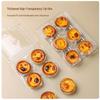 Thickened Clear 4-Compartment Egg Tart Packaging Boxes