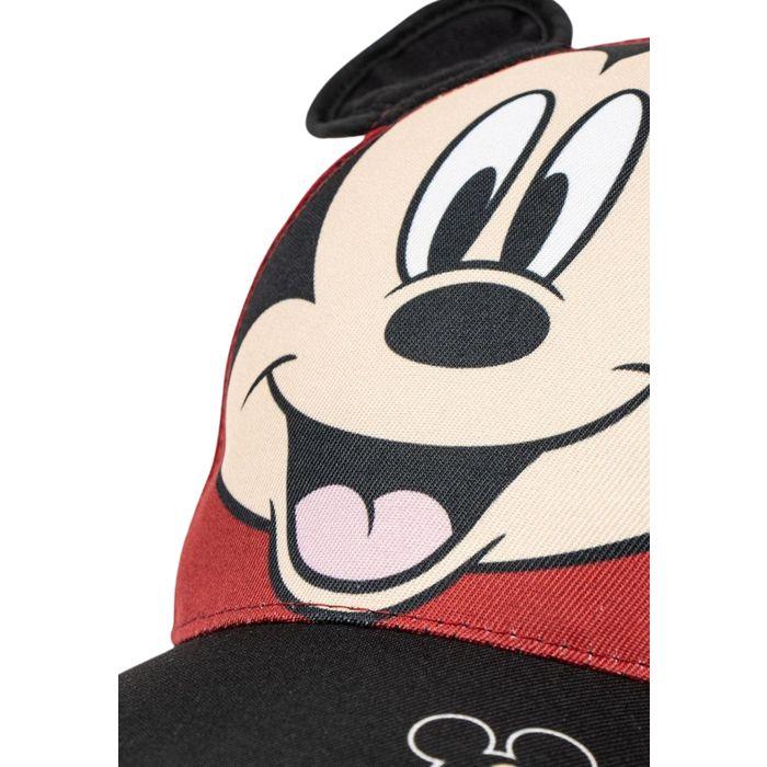 Casquette de Baseball - Disney - Mickey - Rouge - 65% Coton - Ajustable