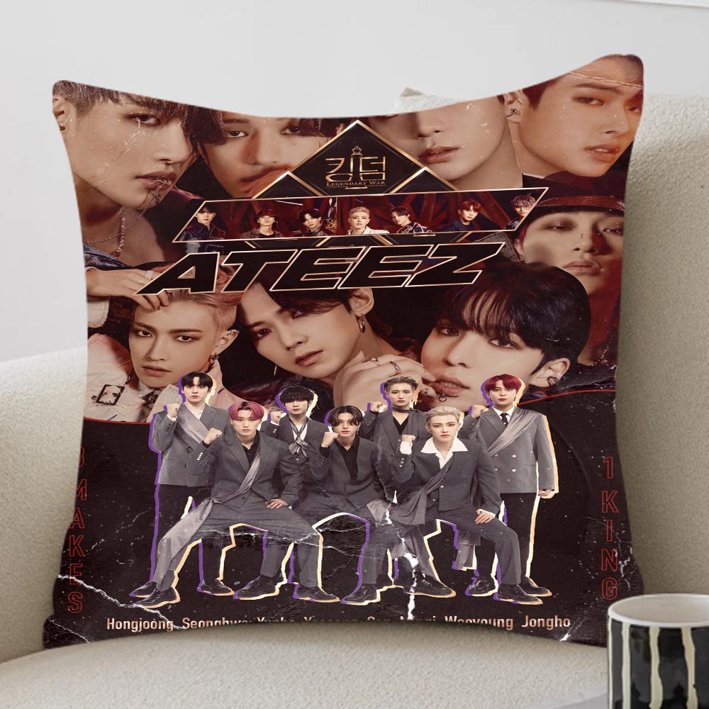 AATEEZZ KPOP Personalized Pillow Cover Kids Bedroom Wild Party Decor Pillowcase Kid Birthday Shower Gift