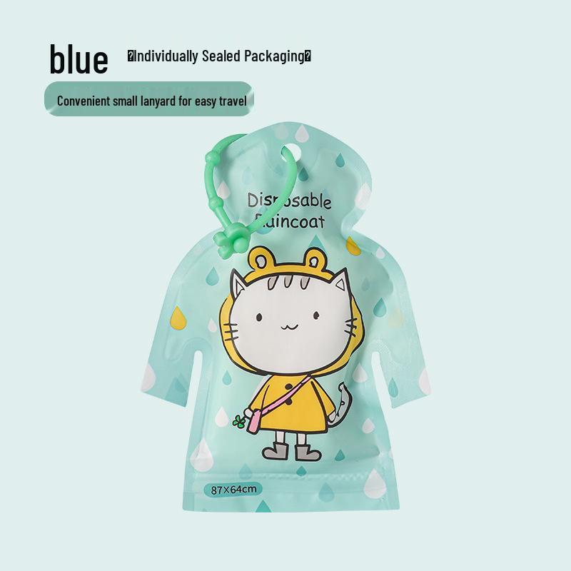Einweg-Ganzkörperregenmantel für Kinder für Jungen und Mädchen