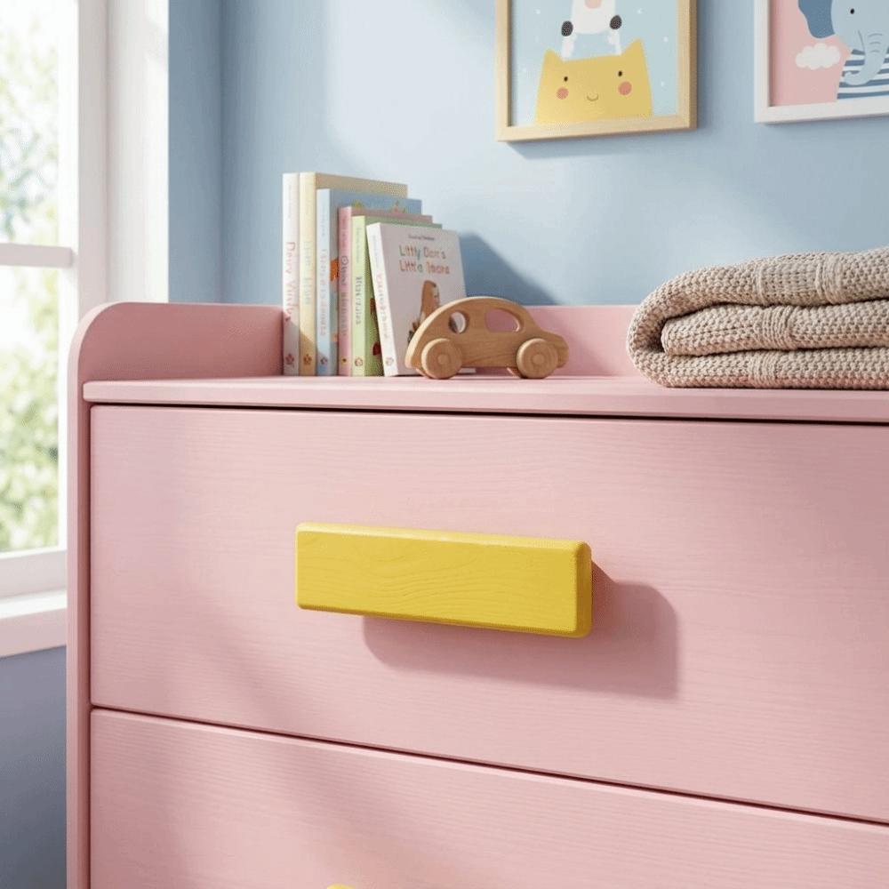 Colorful Wardrobe Door Handle Single-Hole Cabinet Door Drawer Handle Household Furniture