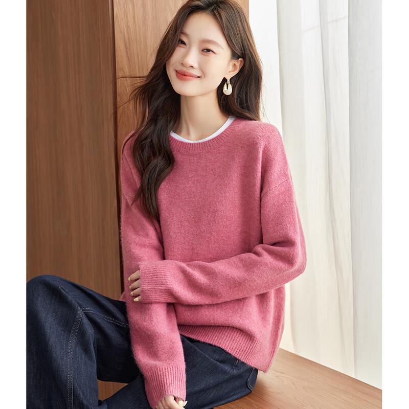 Srcr Women's Wool Blend Relaxed Fit Knit Sweater