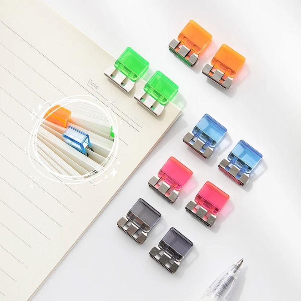 

10/20pcs Student Metal Bookmarks Multifunctional Paper Clip Bookmark New Mini Color Paper Clips