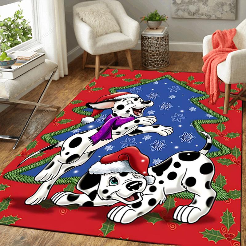 1Pc Christmas Chase Rug Office Carpet Indoor Outdoor Doormat Nonslip Soft And Comfortable Living Room Christmas Halloween Gift D91862