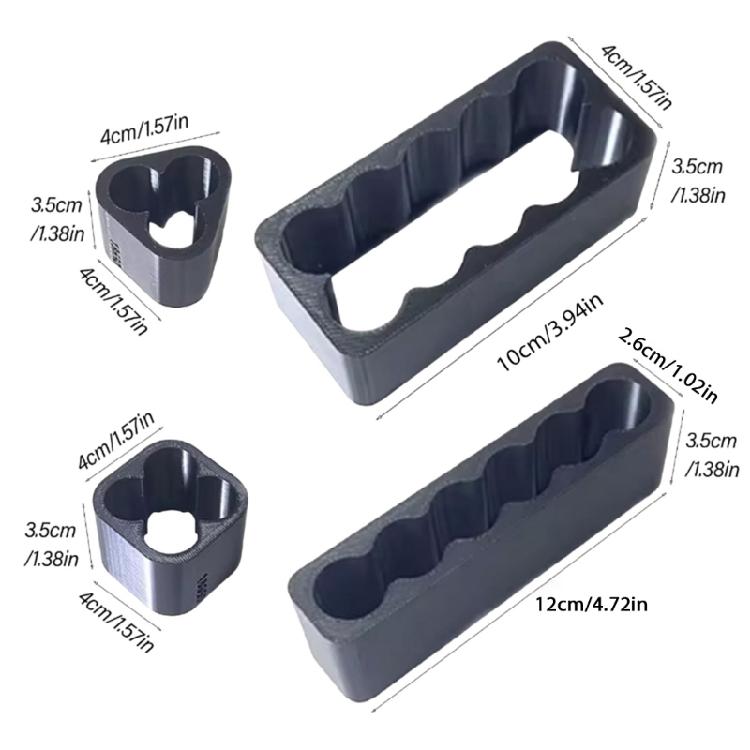 Professional ABS 18650 Battery Clamp Holder Slot 3/4/6/10-Section Rack for Reliable Use In DIY and Technical Projects