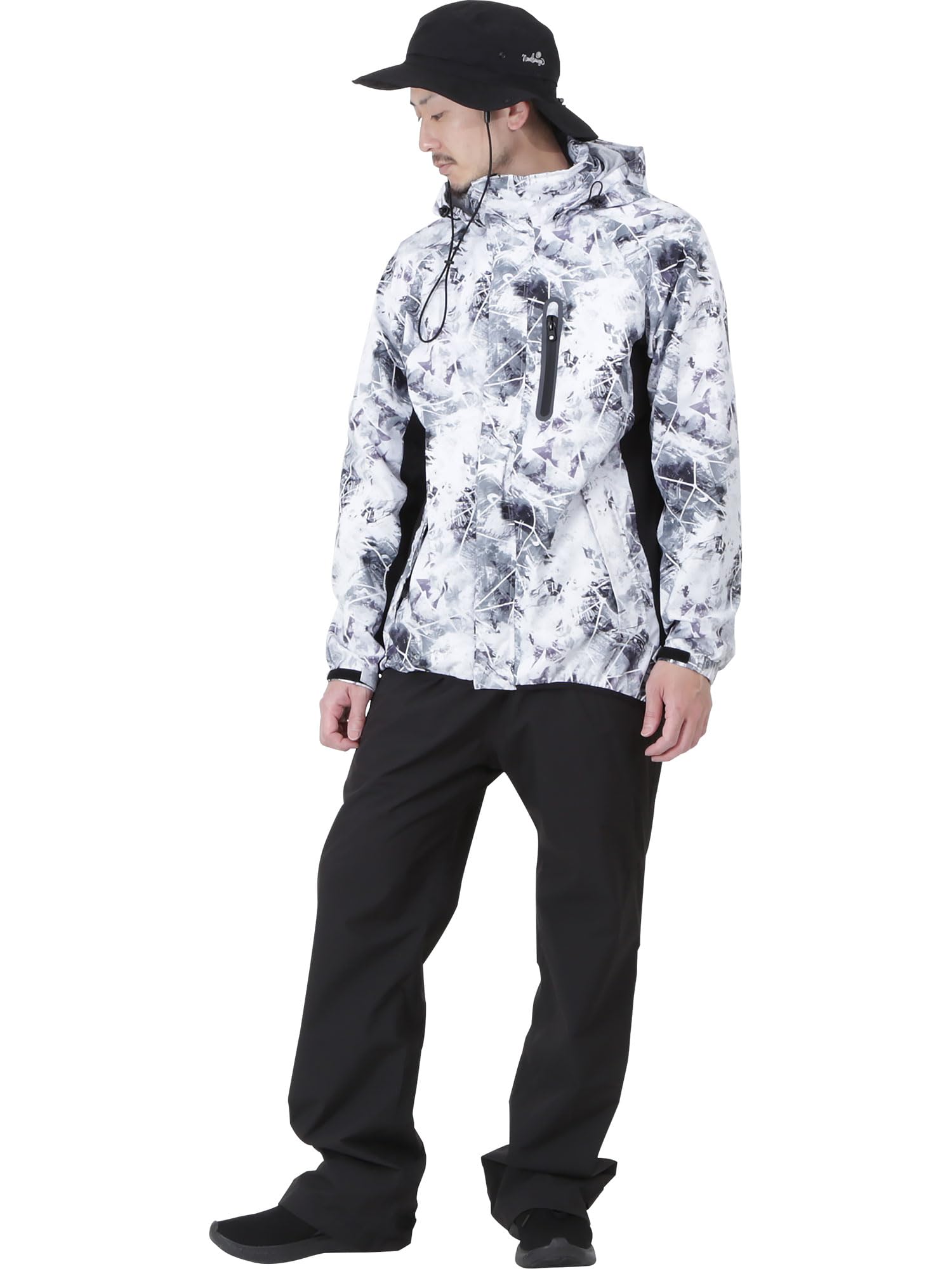 

Комплект дождевика Namelessage верх и низ для мужчин и женщин Гранж M Дождевой костюм Дождевик NASR-310