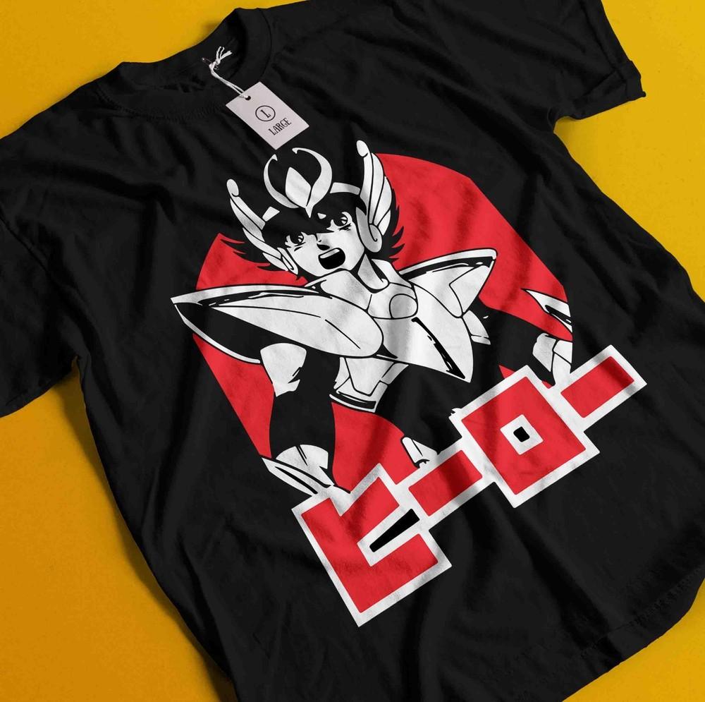 

Saint Seiya Pegasus T-Shirt knights Of the Zodiac Anime Graphic Tee Unisex L