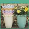 Vaso Sospeso in Plastica Vivace per Giardino o Balcone Decorazione Fioriera da Parete