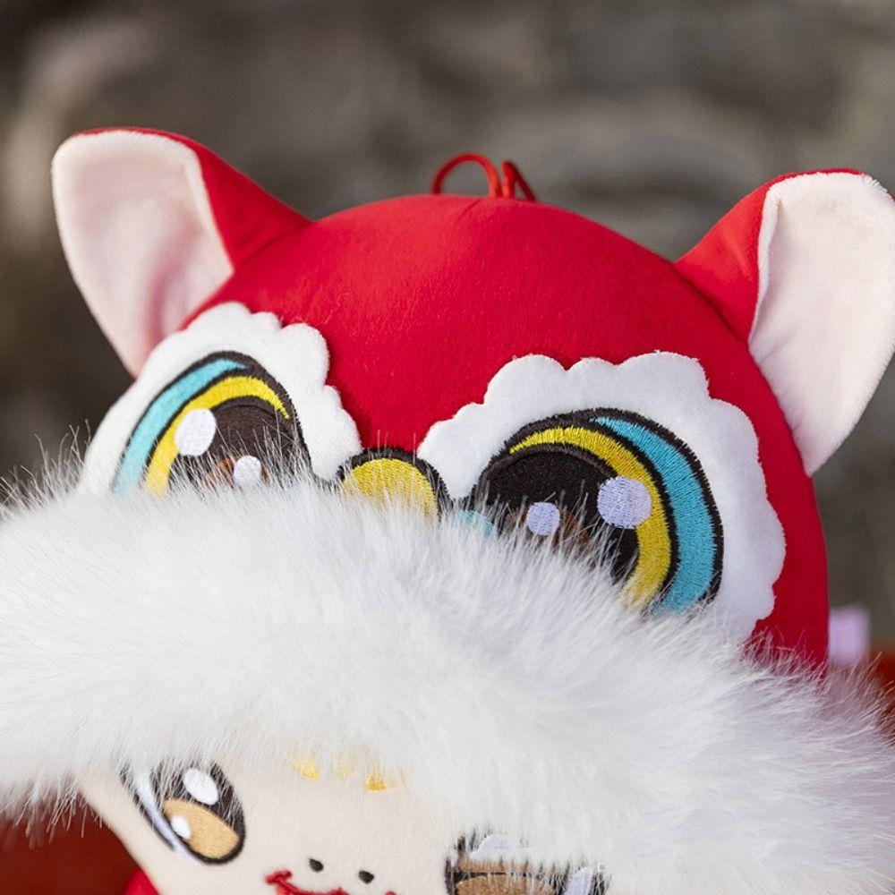 The God of Wealth Wealth Snake Year Mascot Toy Big Eyes Lucky Snake Doll keychain Girls Toys