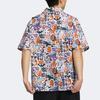 Adidas Originals Kt Co Allover Print Short Sleeve Casual Shirt Men Tops HR6458