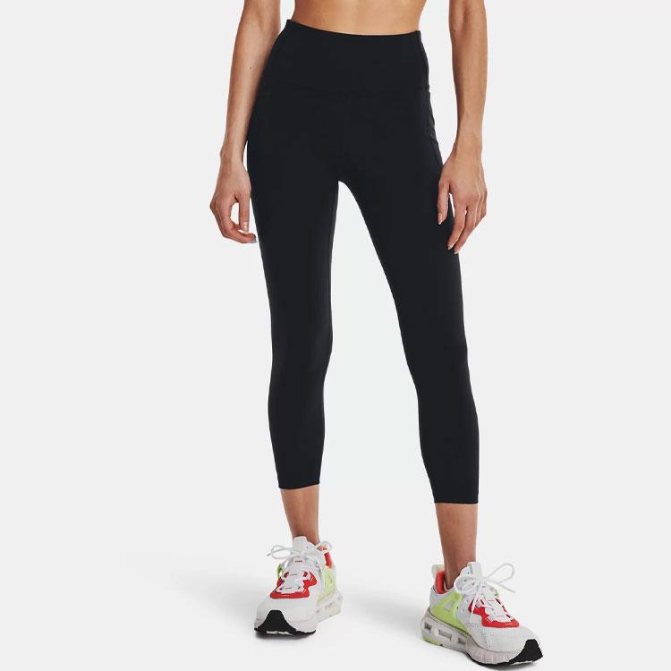 Under Armour Meridian Ankle Training Leggings Women Bottoms Black 1369004-001