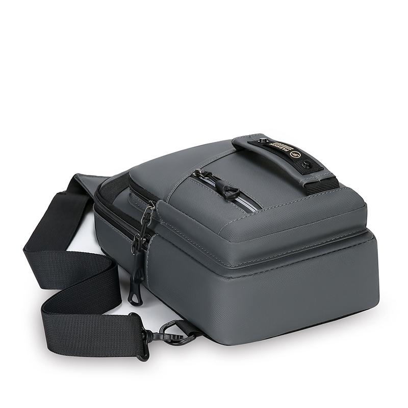 Men's Outdoor Chest Bag - Stylish Nylon Crossbody Bag  Casual Multi-Functional Sports Sling Bag