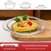 Heat-Resistant Glass Bowl with Lid for Microwave Cooking: Ideal for Rice, Baking, Soups, Instant Noodles, and More.