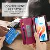 Para Xiaomi Redmi 15 4G (eu) (171mm) Carteira de Bolso com Zíper e Capa de Couro para Celular com Alças