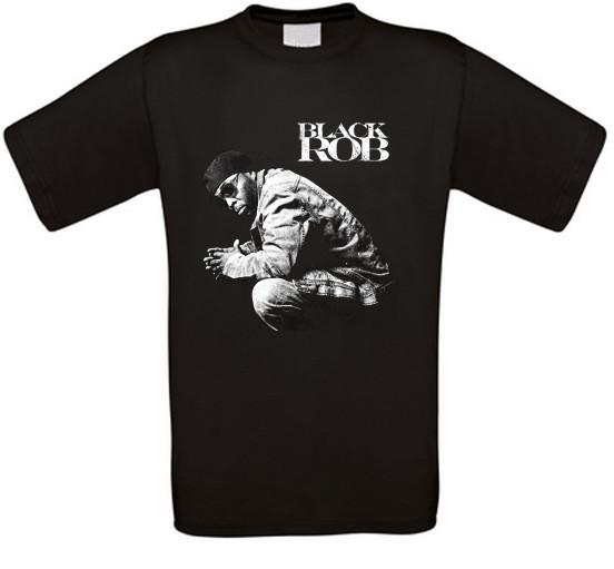 Black Rob Whoa Rap Hip Hop T-Shirt XXXXL