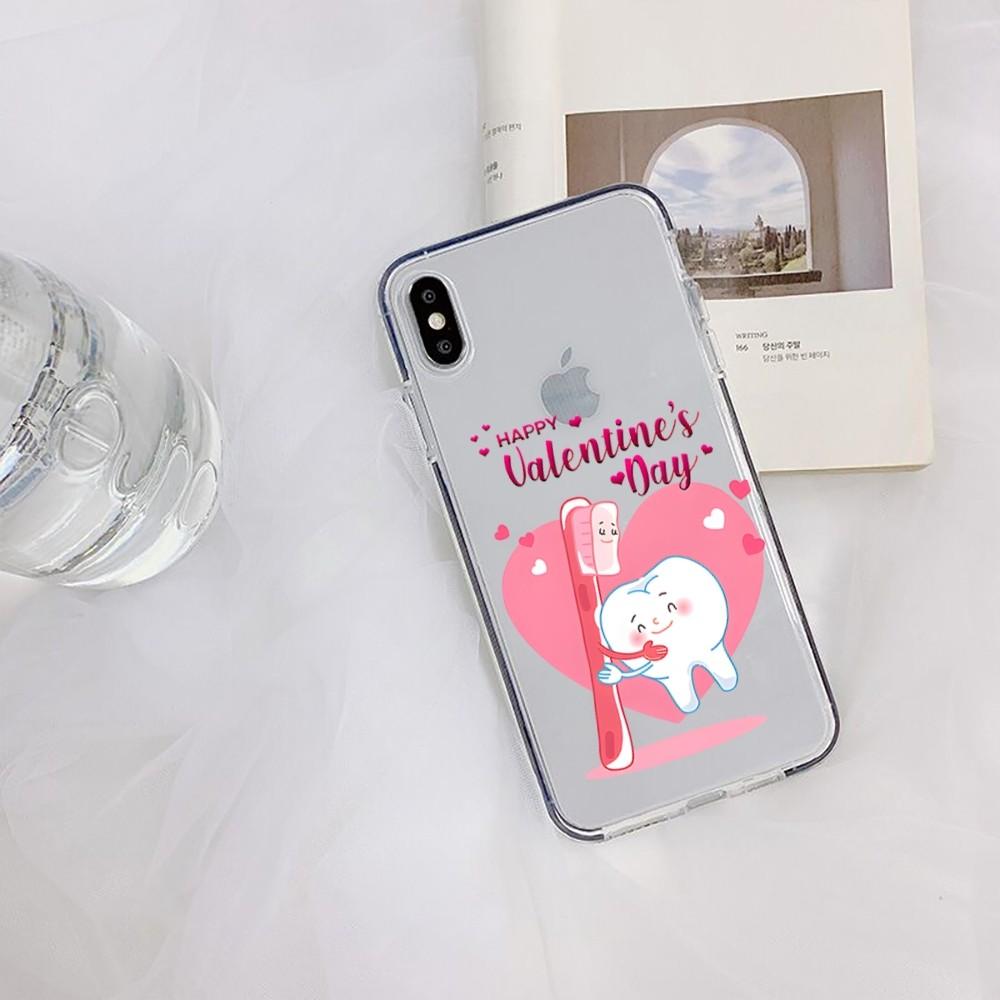 Zahnarzt Zahn Handyhülle Für iPhone 15 11 12 13 14 Mini Pro Max XR X XS TPU Klare Hülle Für 8 7 6 Plus SE 2020