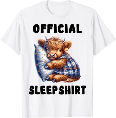Mucca delle Highlands - Pigiama Ufficiale Camicia da Notte T-Shirt
