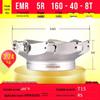 EMR Face Milling Round Nose CNC Tool Holder BT40 R5 Extended Cutter Head