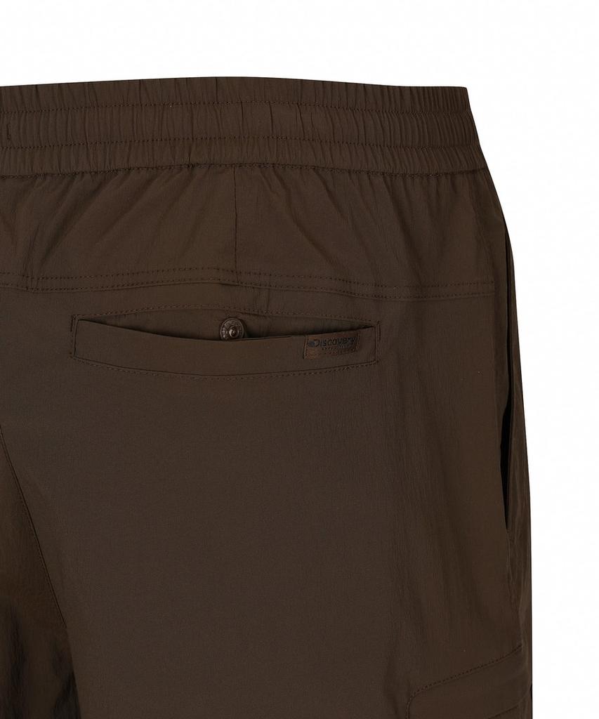 DISCOVERY EXPEDITION Uni Freshvent Lightweight Woven Training Cargo Knee-Length Shorts (Brown)